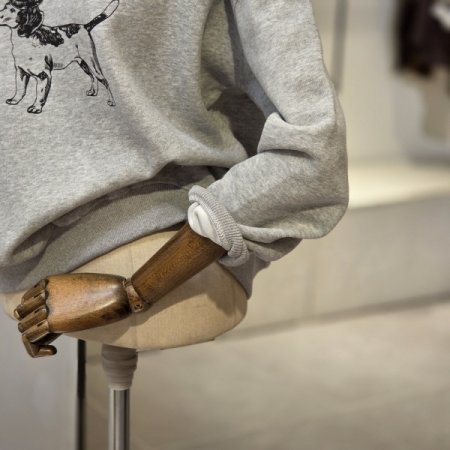 큐티도그 맨투맨