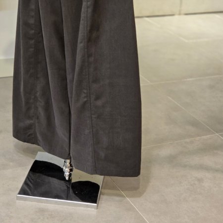 벨트 아웃 와이드 팬츠