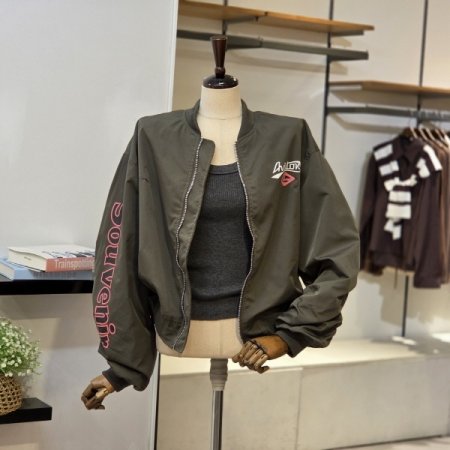 프린팅 위디 항공 점퍼