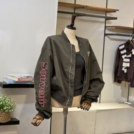 프린팅 위디 항공 점퍼