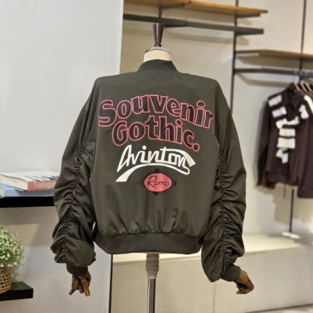 프린팅 위디 항공 점퍼