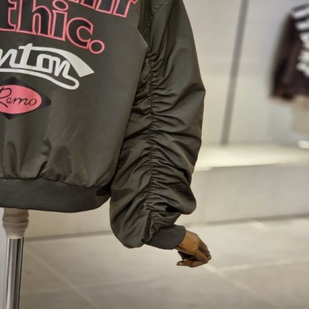 프린팅 위디 항공 점퍼