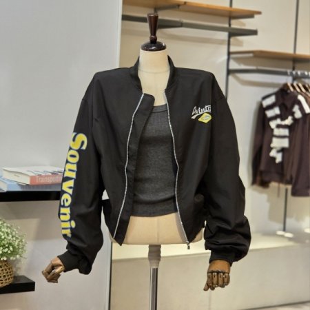 프린팅 위디 항공 점퍼