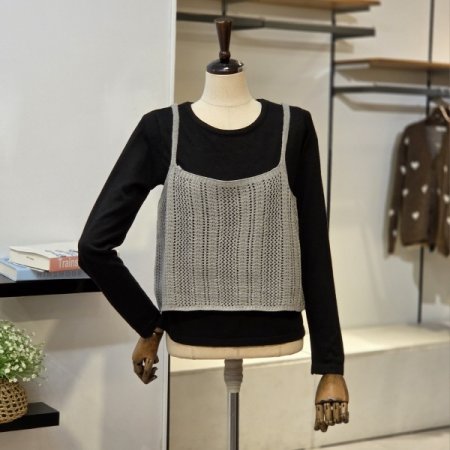 사토 뷔스티에 니트 SET