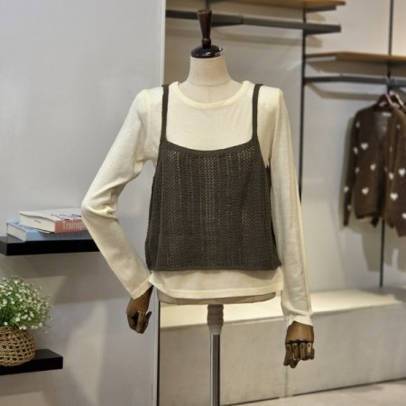 사토 뷔스티에 니트 SET