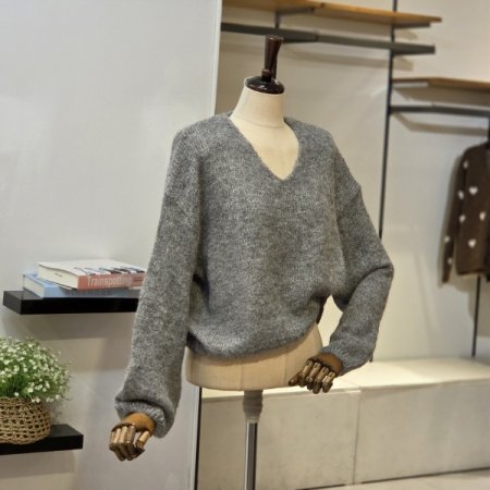 램스울 컬러 니트