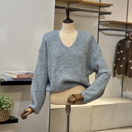 램스울 컬러 니트