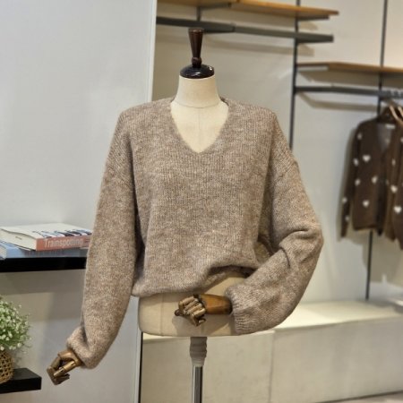 램스울 컬러 니트