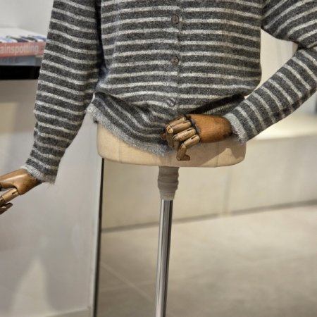 스트라이프 무디 가디건