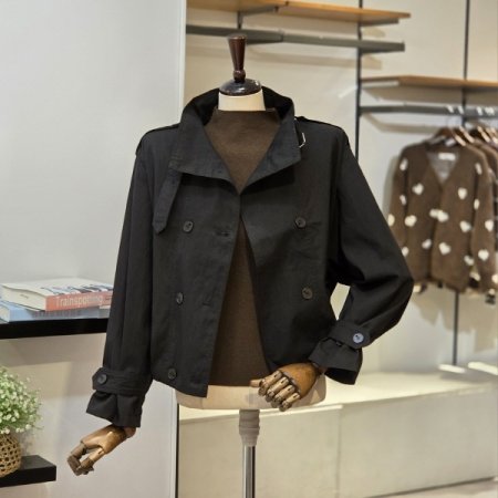 더블 트렌치 자켓