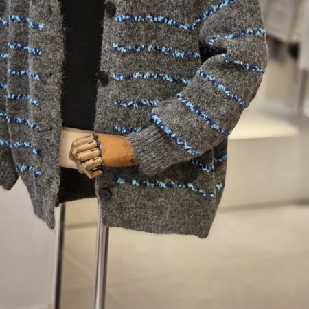 펄 라인 가디건