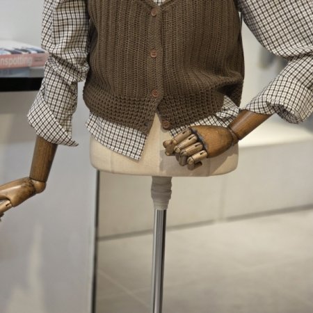 체크 뷔스티에 SET 셔츠