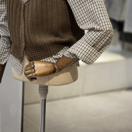 체크 뷔스티에 SET 셔츠