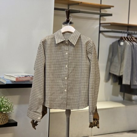 체크 뷔스티에 SET 셔츠