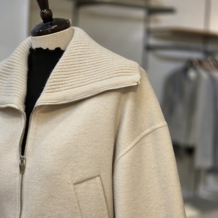 니트 카라 핸드메이드 점퍼