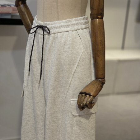 옆 포켓 와이드 트레이닝 팬츠