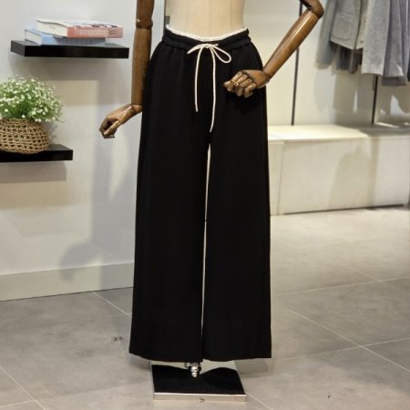 허리배색 트레이닝 라인 팬츠