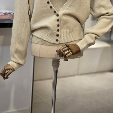 나시 SET 단추V넥 가디건