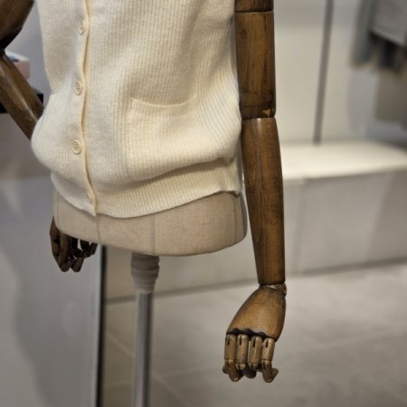 포켓 후디 니트 조끼