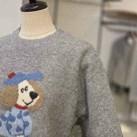 강아지 포인트 니트