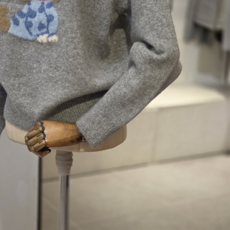 강아지 포인트 니트