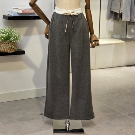 배색 스트링밴딩 트레이닝 팬츠