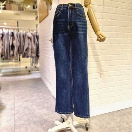 르부츠컷데님팬츠