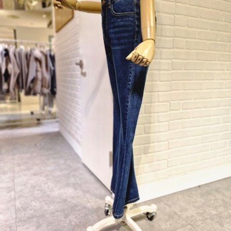 르부츠컷데님팬츠