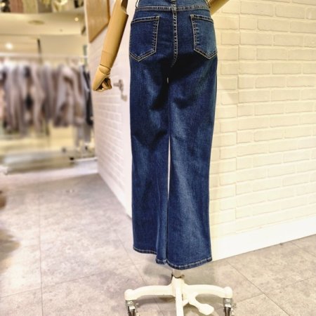 르부츠컷데님팬츠