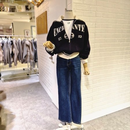 르부츠컷데님팬츠