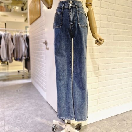 데님스판부츠컷핏팬츠