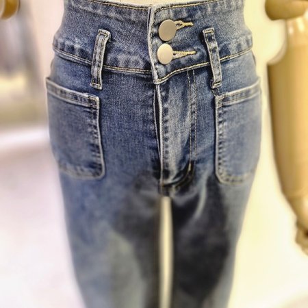 데님스판부츠컷핏팬츠