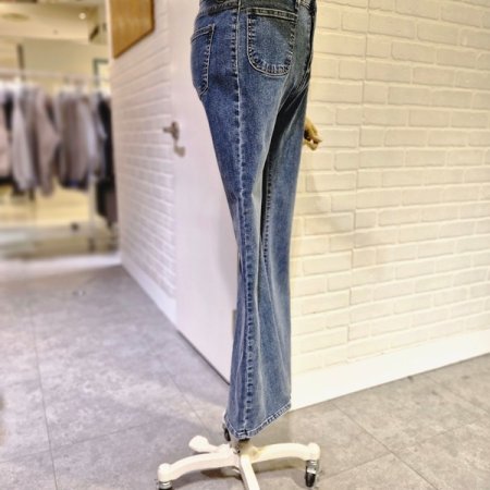 데님스판부츠컷핏팬츠