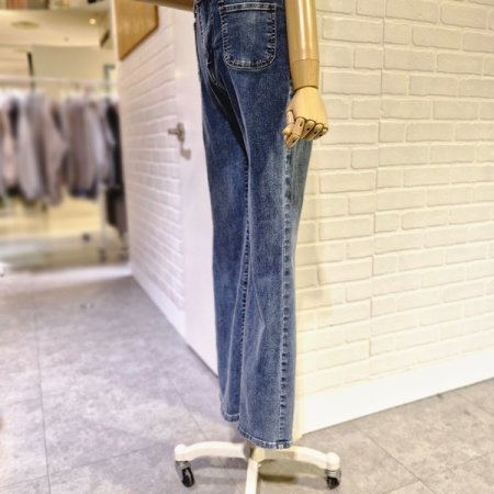 데님스판부츠컷핏팬츠