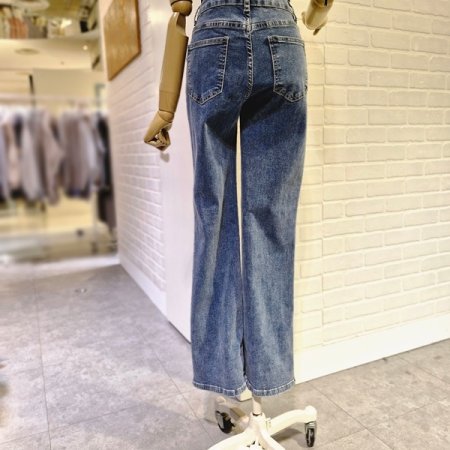 데님스판부츠컷핏팬츠