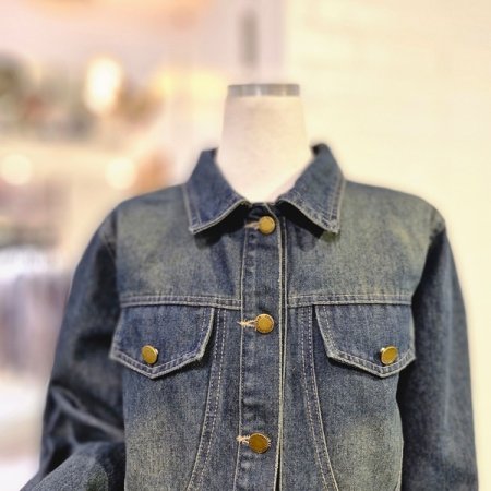 빈티지워싱데님자켓
