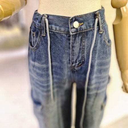 카고와이드데님팬츠