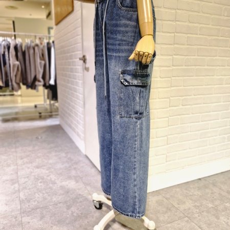 카고와이드데님팬츠