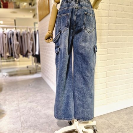 카고와이드데님팬츠