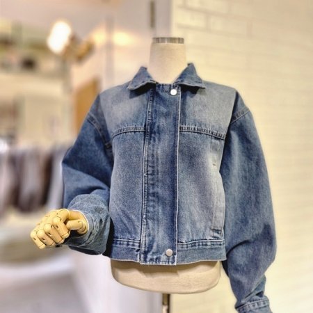 르후다집업데님자켓