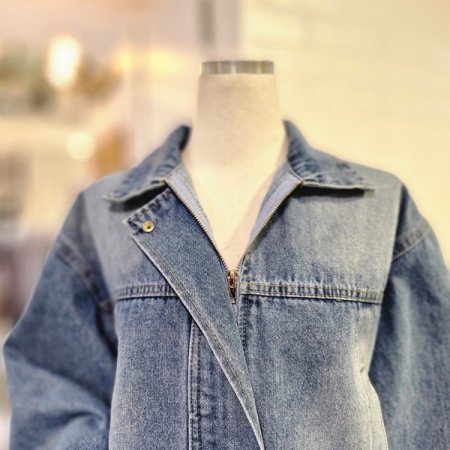 르후다집업데님자켓