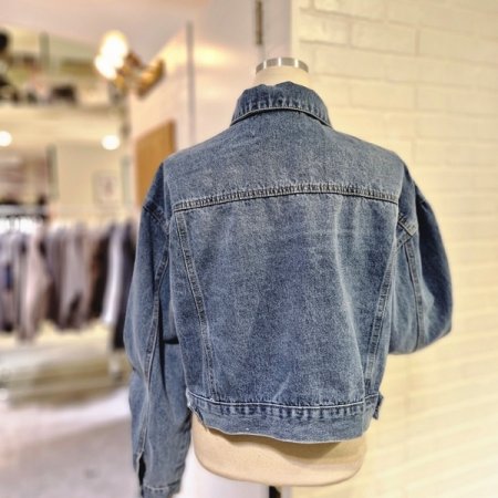 날개크롭데님자켓