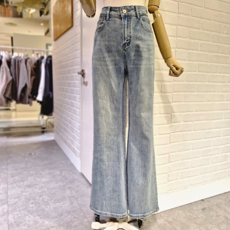 칠구데님부츠컷팬츠