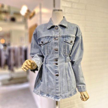 트렌치형데님자켓