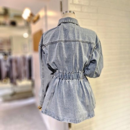 트렌치형데님자켓