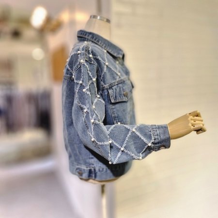 다이아진주데님자켓