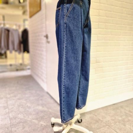 핀턱와이드데님팬츠