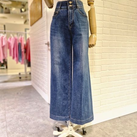 르둘세미와이드데님팬츠