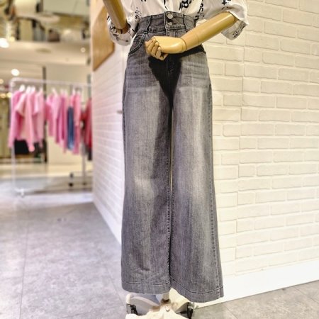 르둘세미와이드데님팬츠