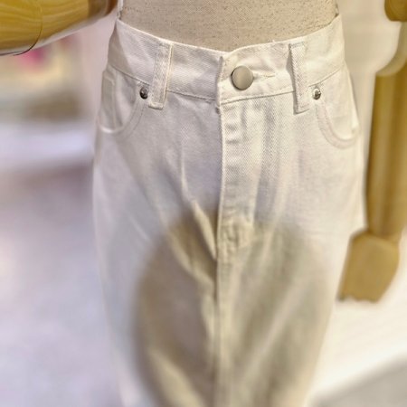 르H라인데님스커트